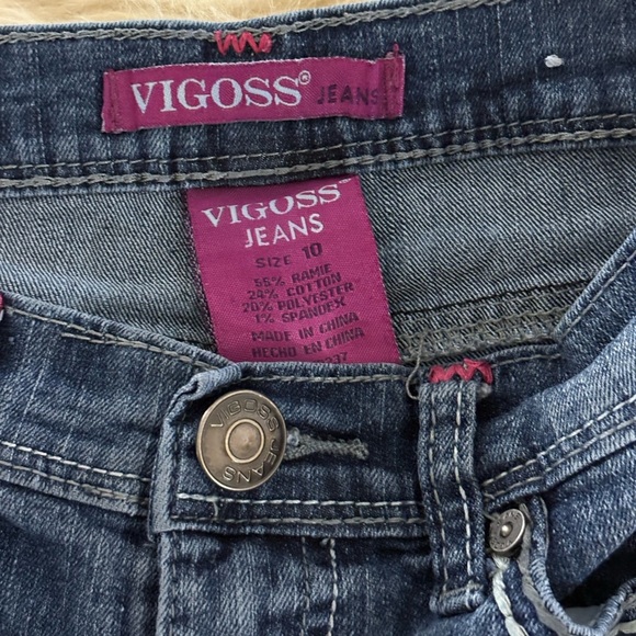 Vigoss Kids Dark Blue Jean Shorts with Embellished Pocket - Picture 5 of 5